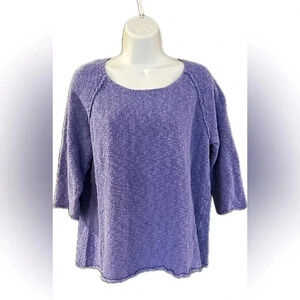 Lulu B large loose fit purple top